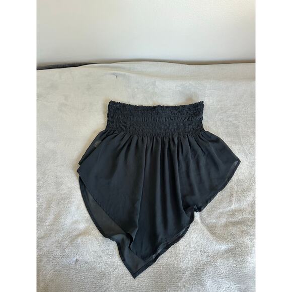 Wild Fable Black Strapless Sheer Flowy Top - Size Large - Picture 4 of 4